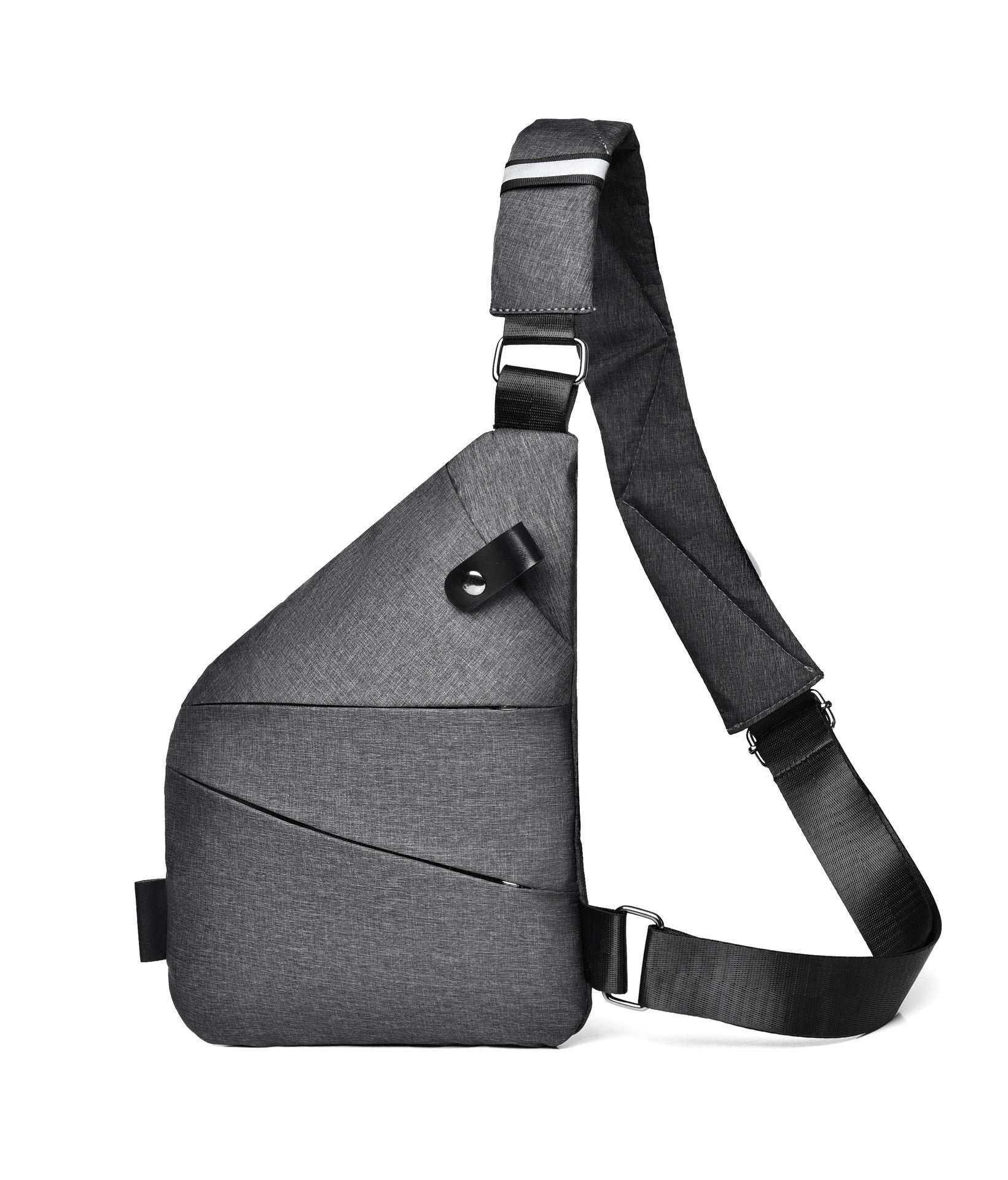Cross-border  new shoulder bag men's leisure sports light breast bag outdoor leisure messenger bag wholesale delivery