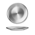 Food grade stainless steel barbecue plate for homegold plate round thickened double layer buffet plate dish bone dish tray