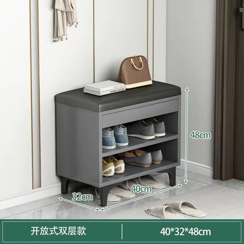 Entryway shoe cabinet storage organizer, large capacity shoe rack, indoor home shoe cabinet, hallway aisle shoe changing bench
