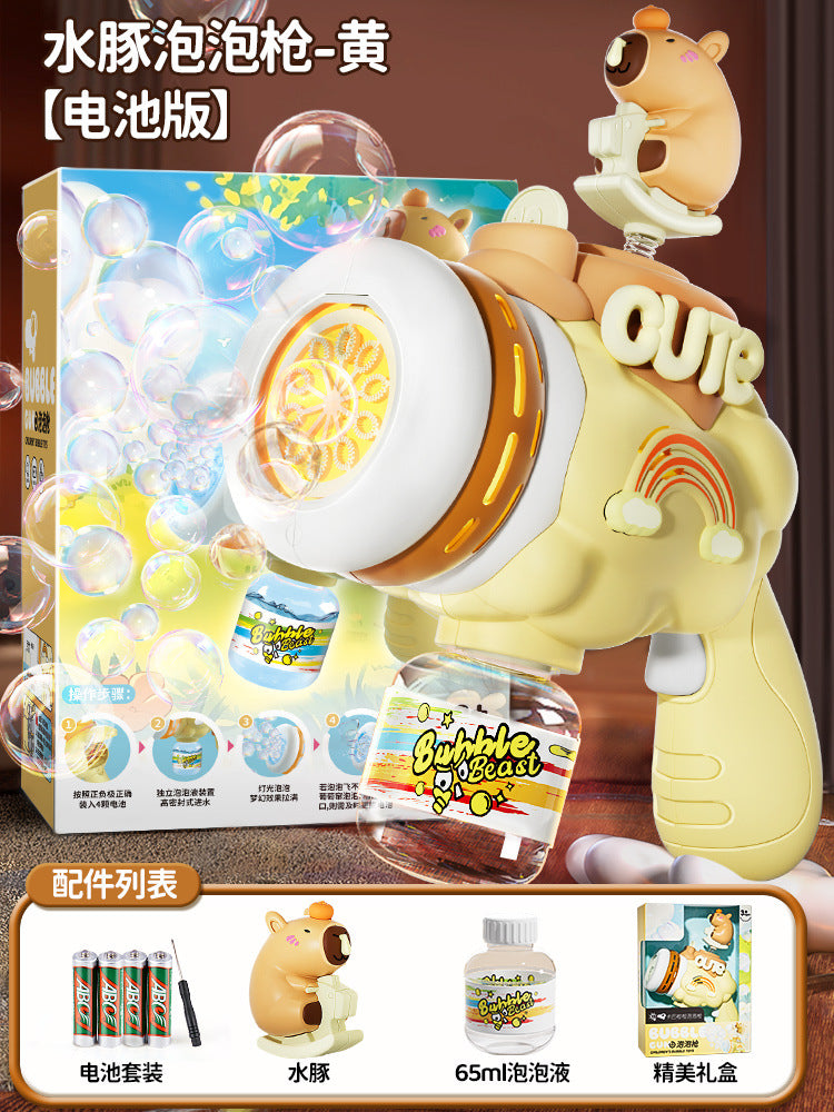 Influencer princess magic wand bubble machine - fairy handheld light-up leak-proof automatic bubble wand - girl's toy gift