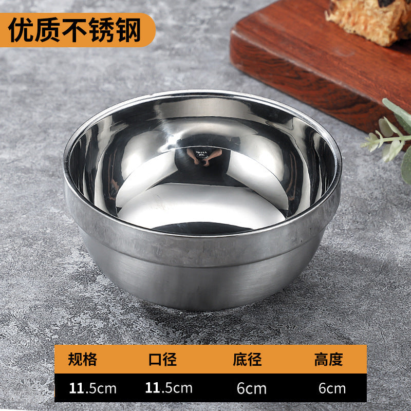 304 stainless steel double-walled insulated bowl - perfect for home, kindergarten, and kids' mealtime. soup bowl available with custom logo