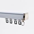 【g202】aluminum alloy electrophoresis ultra-thick peak wall thickness 2.0 silent curtain track slide curtain rod guide rail