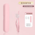 Metal luminous ear spoon ear clip kids rechargeable ear spoon suit baby ear tweezers nose clip ear picking tool