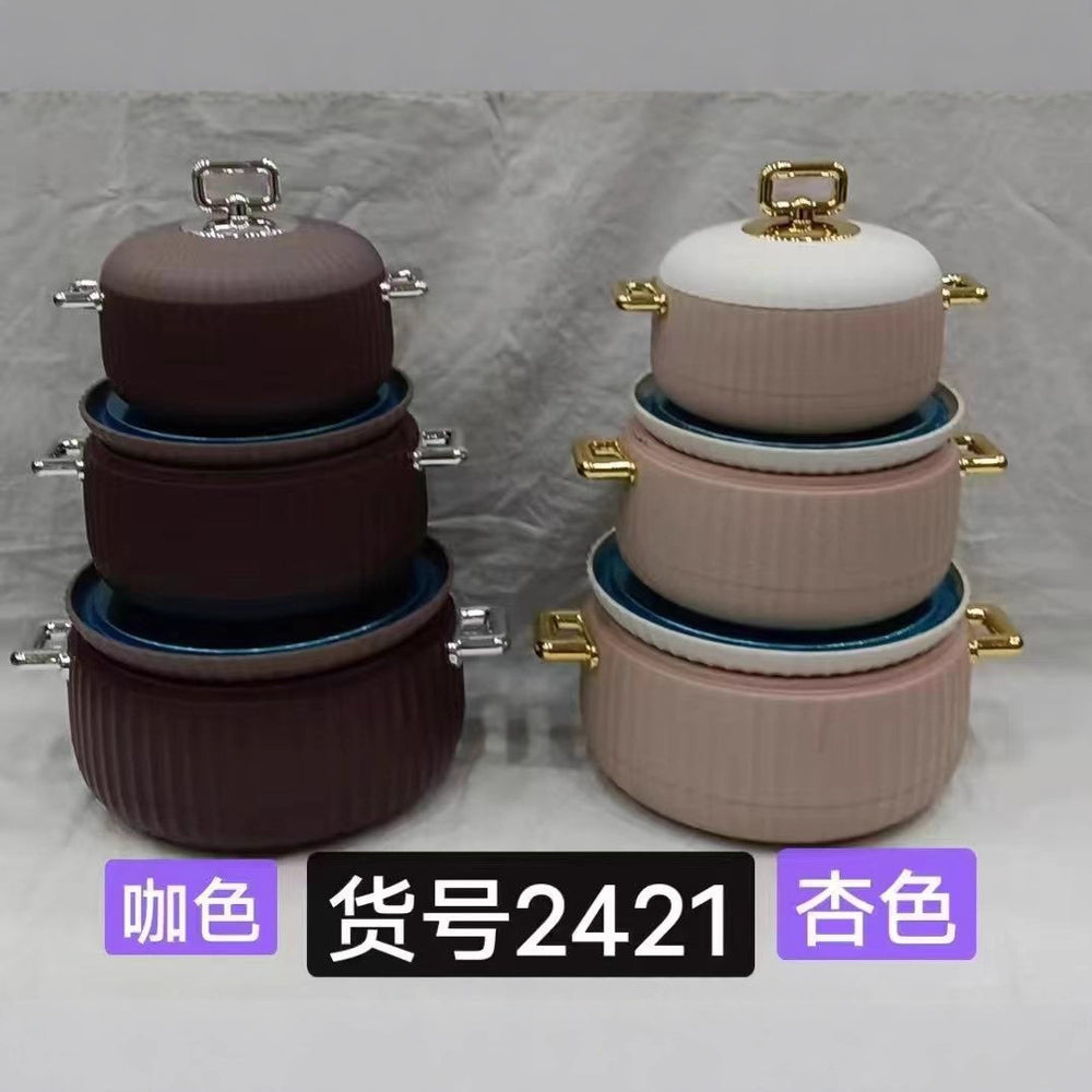 1l-2l-3.5lexport hot-selling factory price new arrival insulated lunch box 3pcs food warmer insulated tableware