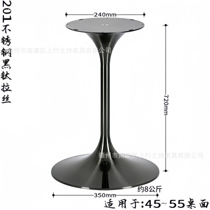 Titanium speaker legs, stainless steel spinning brushed table legs, metal waist bracket, coffee table legs, tulip table legs