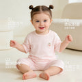 Baby pajamassummer thin breathingkids home clothes summer boys and girls three-quarter sleeves air conditioning clothes separatessuit