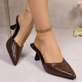 summer new arrival: plus-size high-heeled slides for women (sizes 36-43). wholesale available. dropshipping for  &