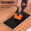 Multi-purpose cleaning scraper: perfect for kitchen stain removal, phone screen protector application, car adhesive removal, and glass cleaning