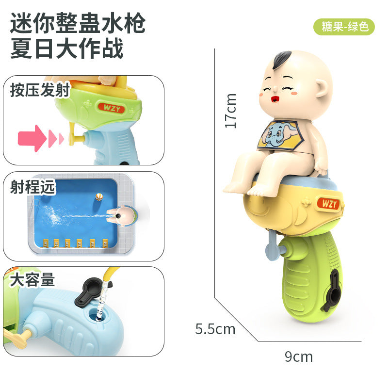 Tiktok viral prank water gun - fun press-button water gun for kids - summer water play, beach, bath, and toy for boys