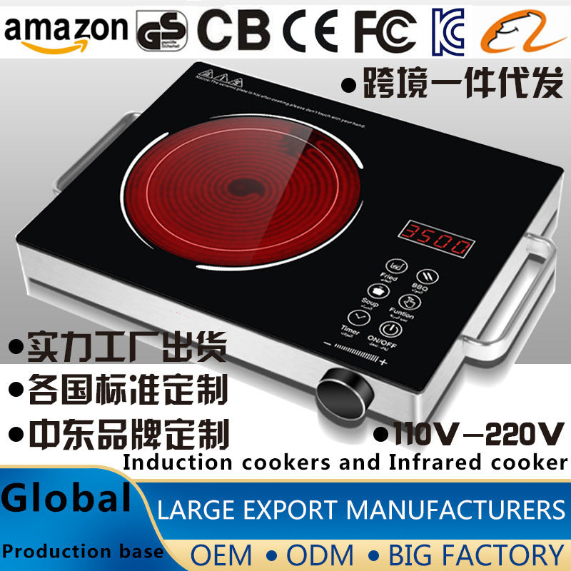 Smart electric ceramic cooktop 3500w - direct from the manufacturer: export, cross-border, middle east appliances, factory direct, us standard electric ceramic cooktop