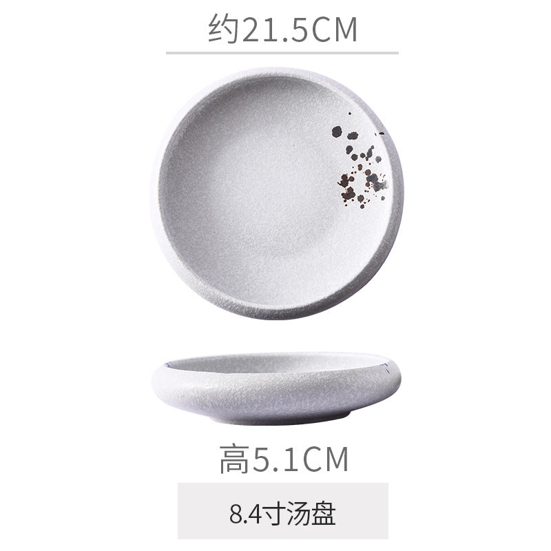 Vintage japanese ceramic bowl - creative & unique design for home use, restaurant-grade rice bowl, snack bowl, dessert bowl, salad bowl