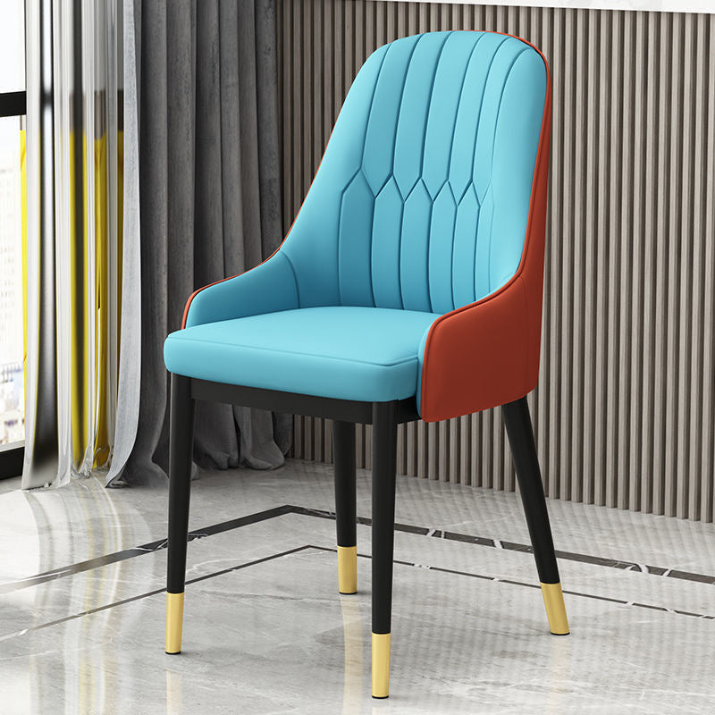 Nordic dining chair - modern minimalist design for home, premium quality, light luxury backrest, casual dining chair, restaurant & cafe seating