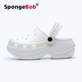 Women's clogs - new summer collection: thick-soled, anti-slip beach sandals with closed toe for adults. perfect for the beach and everyday wear
