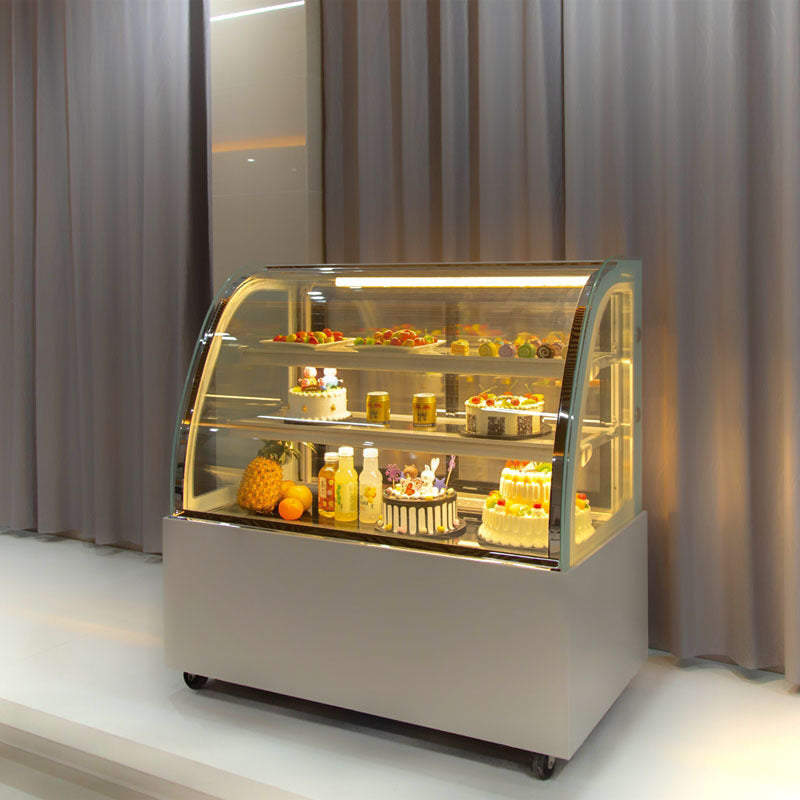 Arc cake display cabinet refrigerator refrigerator commercial mousse cooked pastry dessert freezer air-cooled fresh-keeping cabinet