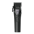 Professional hair clipper with adjustable blades, digital display, quick charge, hair cutting & trimming, salon-grade electric clipper