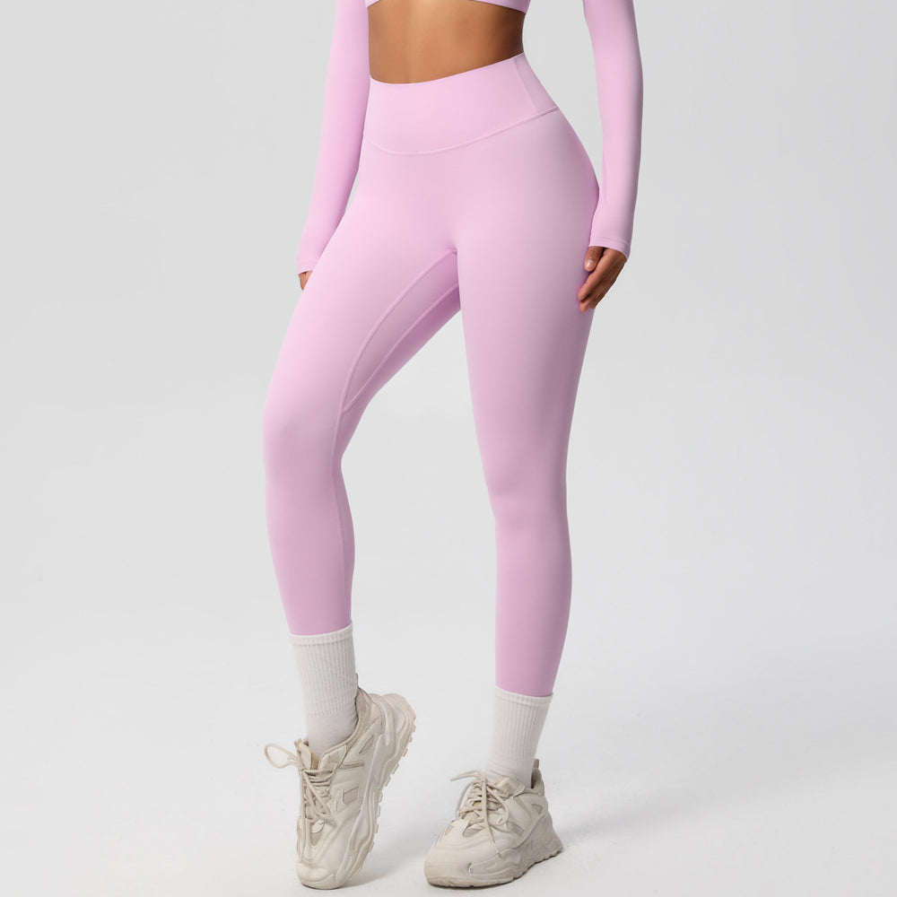 new arrival: women's cloud-soft, quick-dry, brushed fleece yoga set - perfect for fitness, outdoor leisure, and running