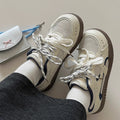 Pink double mesh german training sneakers for women, ugly and cute spring and summer new arrivalchicniche stylek-stylelow ankleeasiest for match sports white shoes