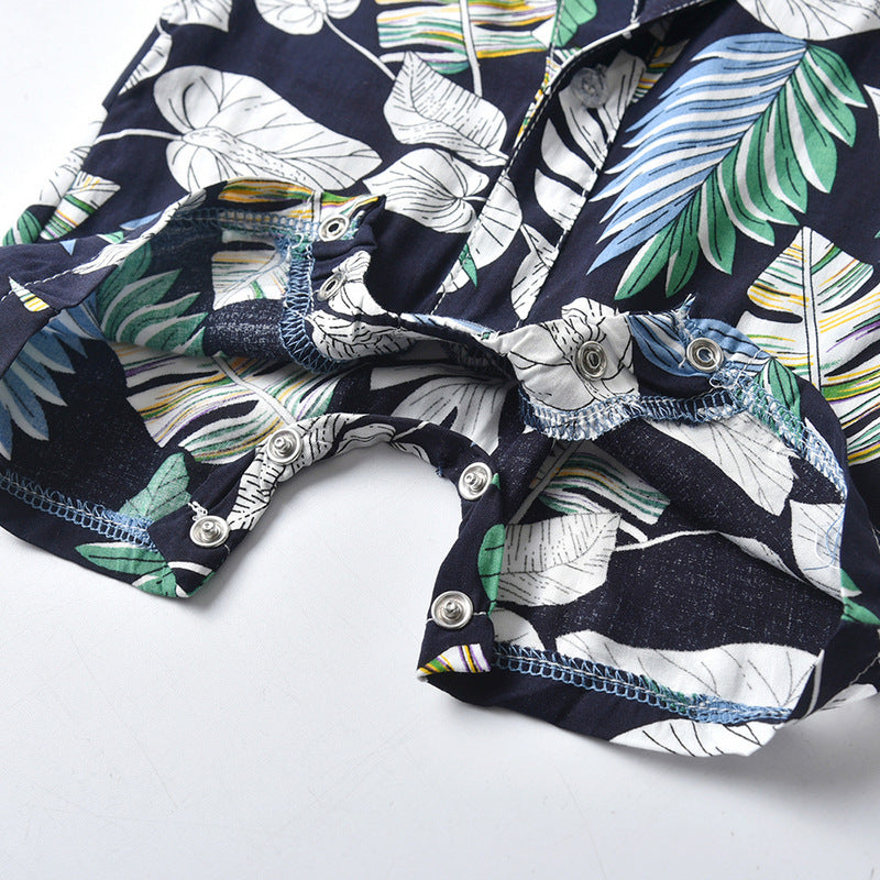 European and american season's new infant rompers, baby printed onesies, crawling suits, wholesale foreign trade children's clothing, dropshipping available