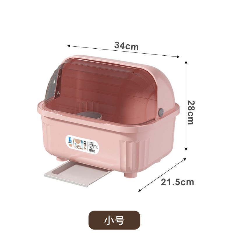 Put the dishes, tableware storage box, bowl box, tableware, kitchen drain rack, dish storage, cupboard rack, drain bowl rack.