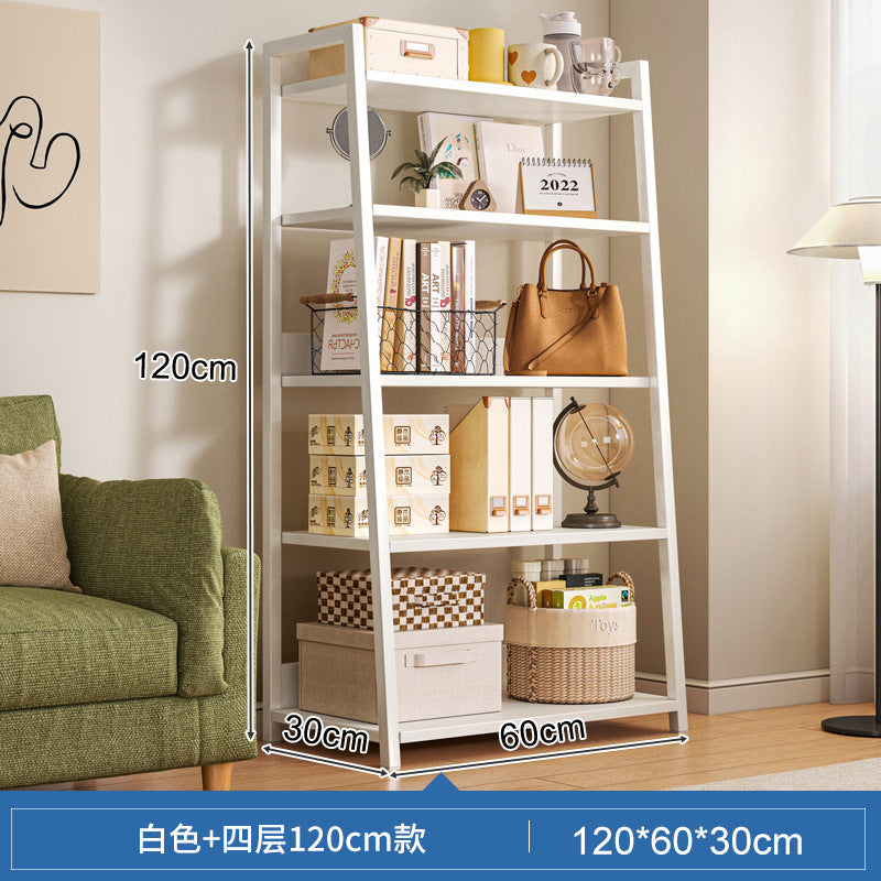 Shelf Shelf Floor-to-ceiling Bedroom Multi-layer Storage Living Room Storage Display Shelf Office Super Load-bearing Iron Shelf