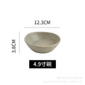 Irregular shaped bowls & plates - home ceramic salad bowl - nordic style shallow soup plate - matte minimalist flat plate - breakfast plate