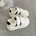 Petitesheightenedthick sole shoes women's 2026 new spring sneakers white shoes student velcro bread shoes
