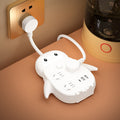 Multifunctional socket converter with night light cute conversion plug strip panel multi-hole wireless drag plug-in power strip