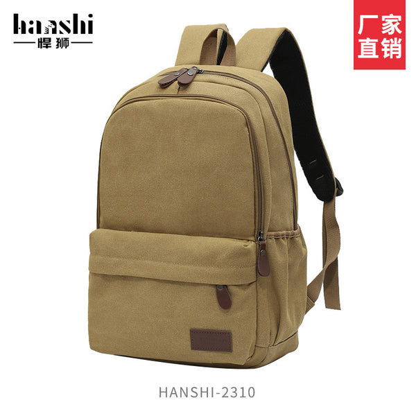 Fashion Men's Canvas Backpack Premium Casual Women's Backpack Travel Backpack School Bag Commuter Waterproof Computer Bag