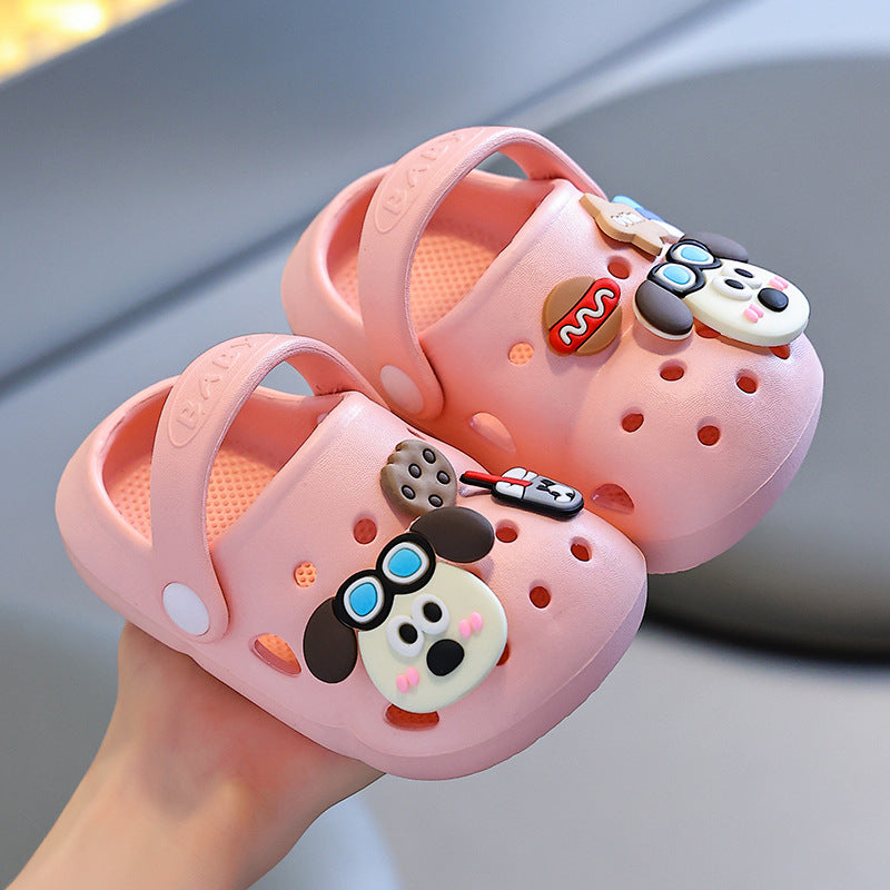Eva kids' clogs - summer cartoon cute soft sole non-slip slippers for baby girls and boys, perfect for first walkers and toddlers