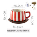 Red wooden base (gift bag)