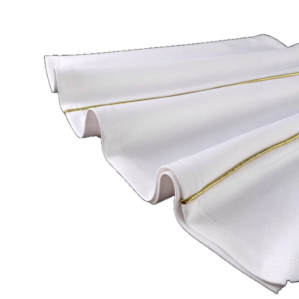 Elegant and slimming midi skirt - versatile white fishtail skirt for everyday wear, dates, parties, and gatherings