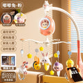 Night light premium set [remote control timer + soothing nursery rhymes + lullabies + anti-squinting] - pink (rechargeable)