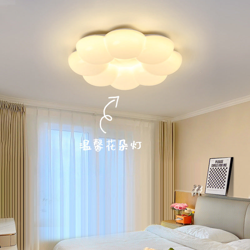 Huiyuan Cream Wind Master Bedroom Light Modern Jane Cloud Children's Room Lighting Restaurant LED Ceiling Light E