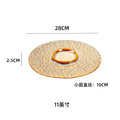Kiln-turned-stylish high-looking crater relief decoration dessert plate creative desktop pastry western food plate dessert plate