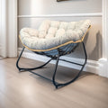 Rocking chair rocking chair recliner balcony casual chair reclining and sleeping nest chair lazy sofa chair for home