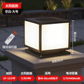 Solar powered pillar lights - outdoor waterproof garden lights - wired version - perfect for gardens, villas, gateways, and fences - creates a welcoming ambiance