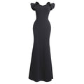 European and american women's clothing    new long dress - figure-flattering, bodycon, african style dress with v-neck and multiple color options