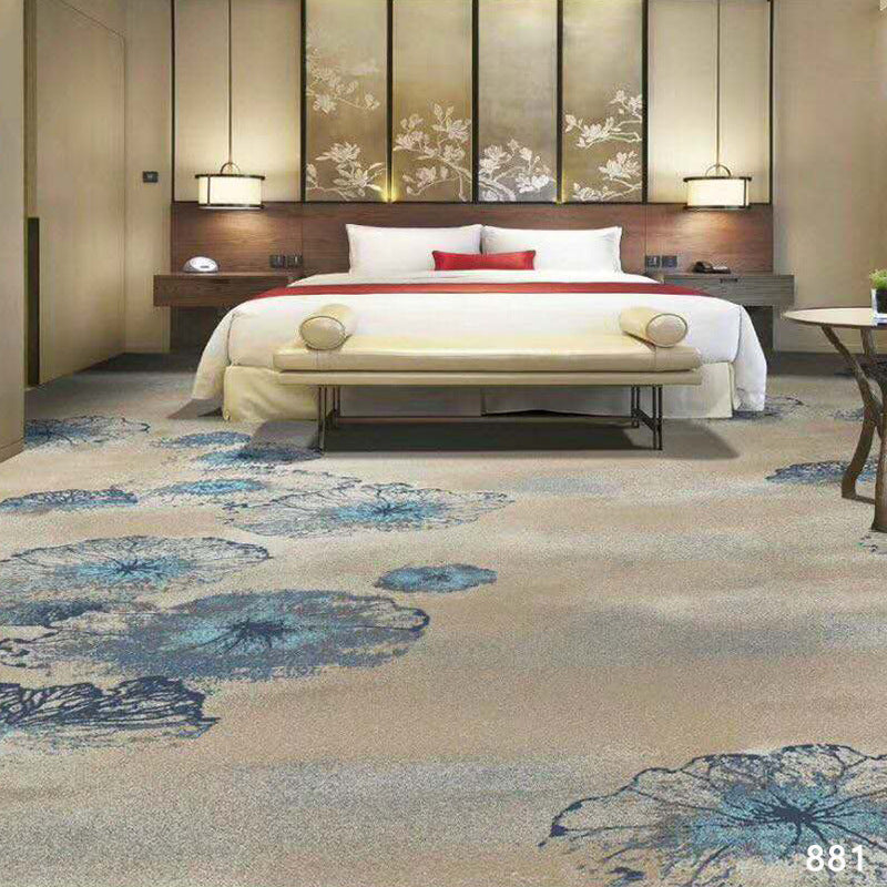 Ready-to-ship printed carpets for hotels and guesthouses, suitable for hallways, corridors, banquet halls, clubs, and billiard rooms. fire-resistant carpet