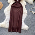 New chinese retroelegance flower sleeveless dress women's spring k-stylehigh waist waist a-line skirt work clothing