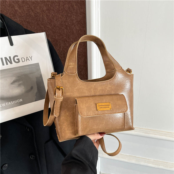 Cross-border 2025 new women's bags fashionable large-capacity high-end bags versatile casual handbags single shoulder messenger bags