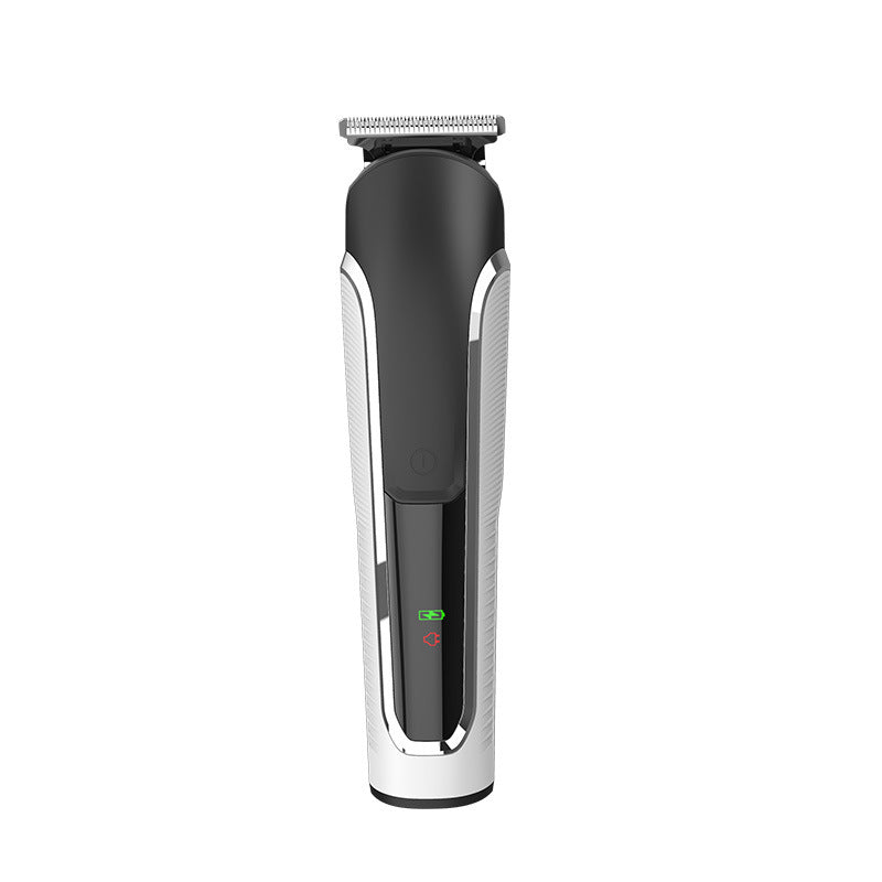 Wholesale electric hairdressing scissors rechargeable electric hair clippers full body washable lcd digital display hairdressing set cross-border