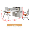 Saint li office desk and chair set - minimalist office table, staff desk, executive desk, high cabinet, workstation, booth desk