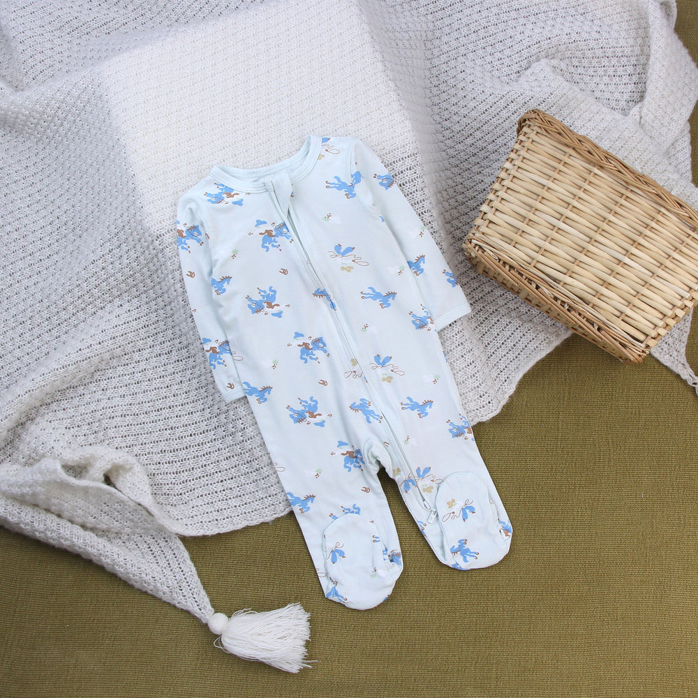 Baby romper footed long sleeve bodysuit - newborn sleepwear (class a)