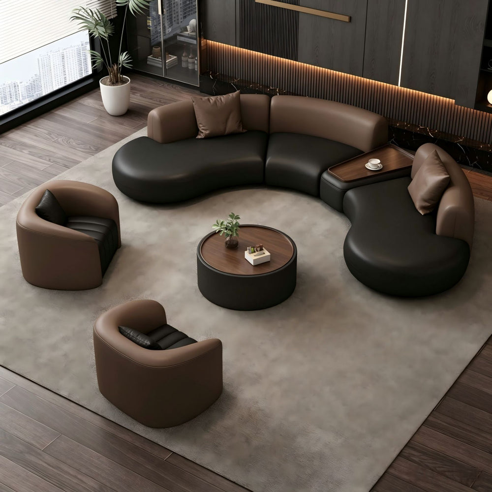 Italian style hotel lobby vip club lounge reception reception sales department sofa sales office negotiation sofa