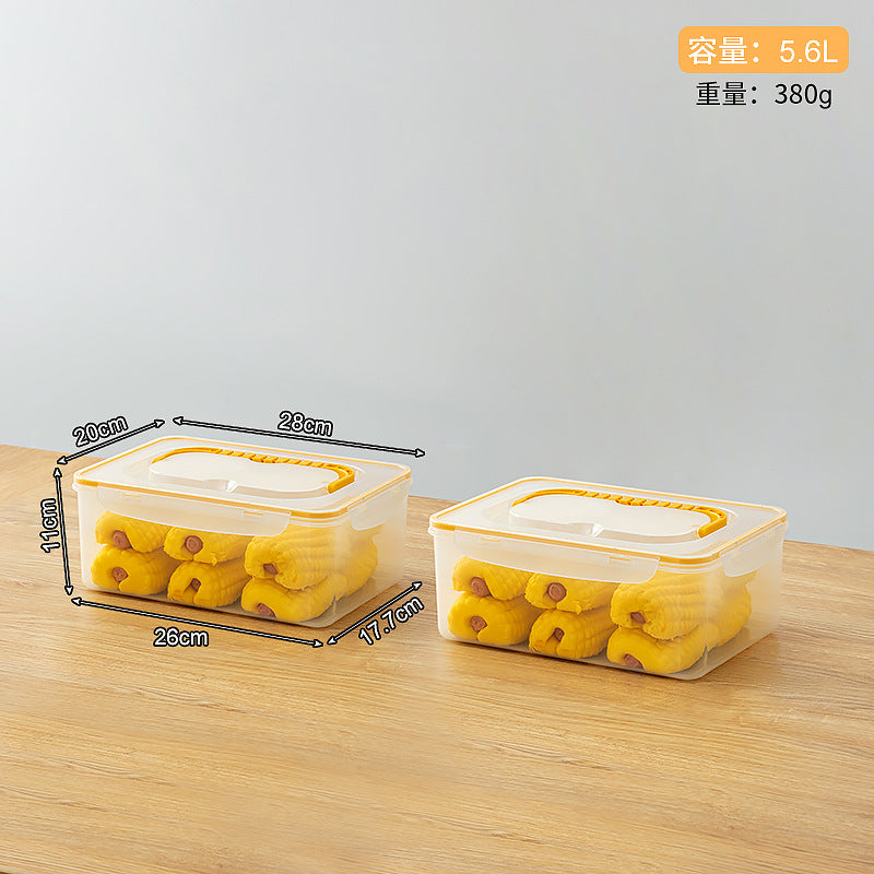 Breakfast steamed bread fresh-keeping box bread box refrigerator frozen storage box with lid sealed food grade food storage box