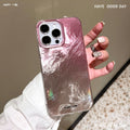 Girly pink sunset phone case for apple 16 pro max, anti-drop iphone 17 fashion protective cover