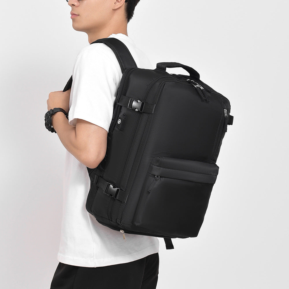 Cross-border travel backpack 2025 large capacity multi-purpose box leisure backpack USB interface business travel bag