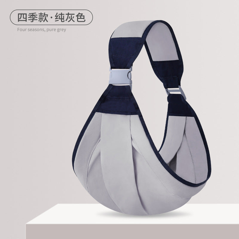 Newborn baby carrier - ice silk sling for infants and toddlers - summer breathable lightweight baby wearing device