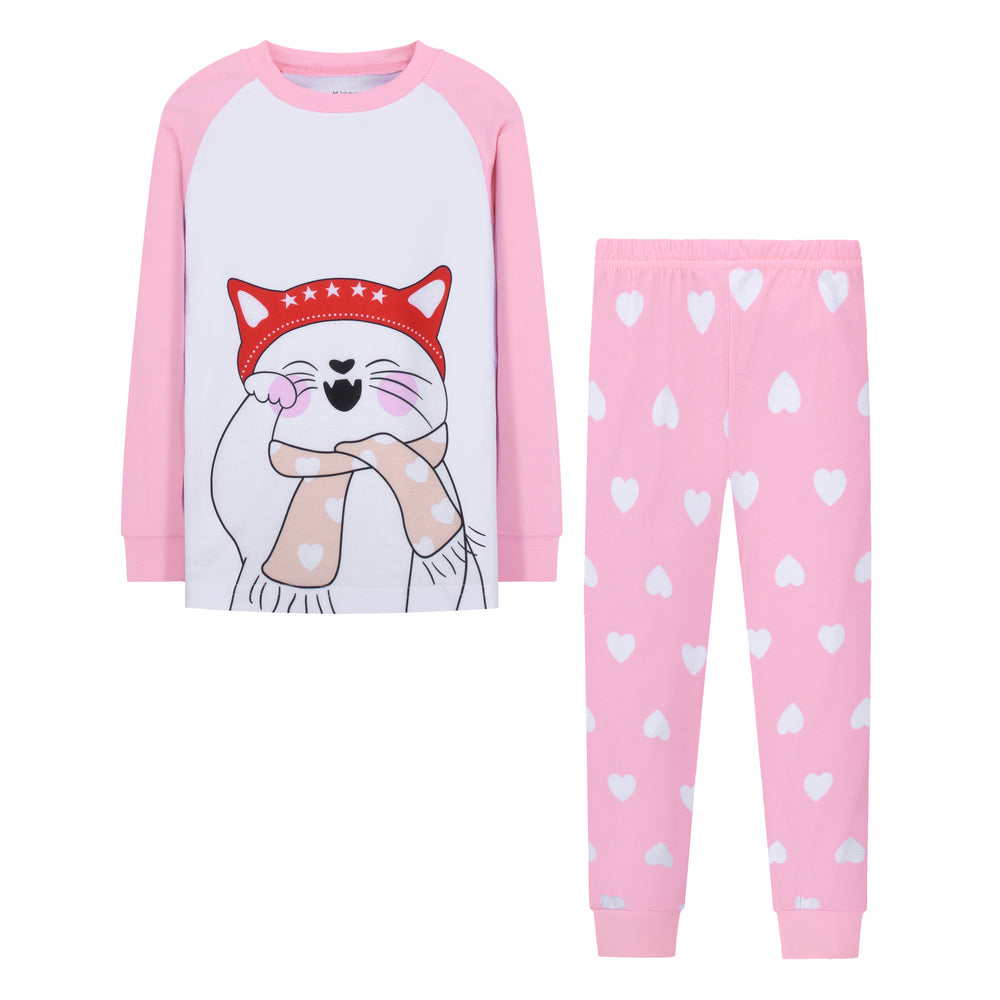 foreign trade home and apparel manufacturer supplying long-sleeved pajama sets for children