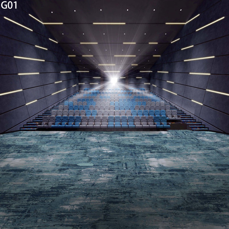 Customized fire-retardant carpet for movie theaters, home theaters, and clubs: soundproofing, noise reduction, and vibration dampening - full coverage installation